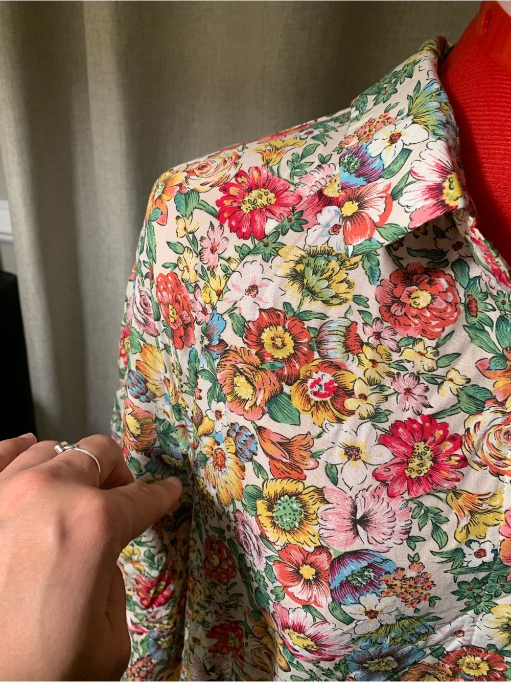 NATURAL LIFE Pink Multi Floral Tiered Maxi Dress - Picture 4 of 15